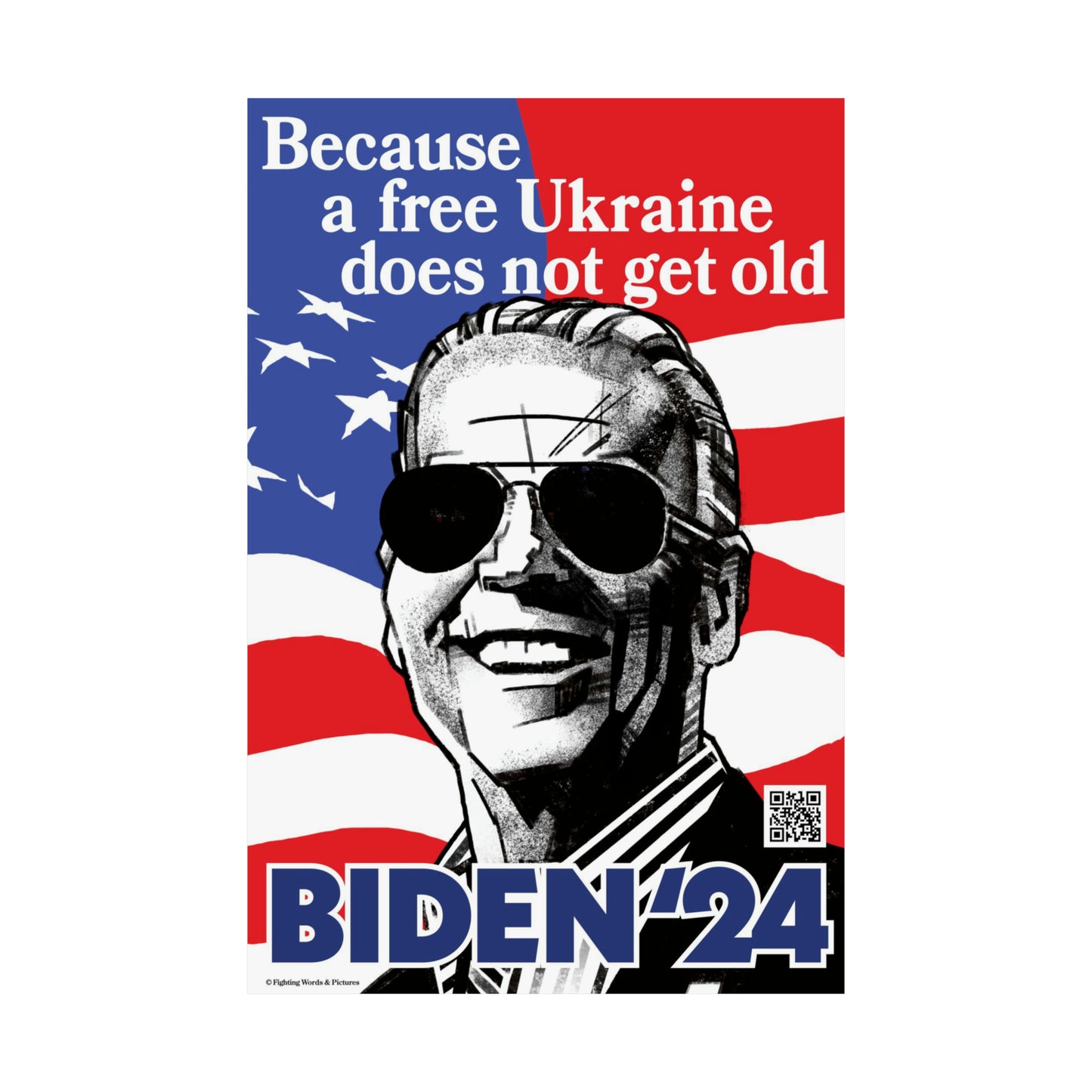 Because a free Ukraine does not get old Matte Vertical Posters